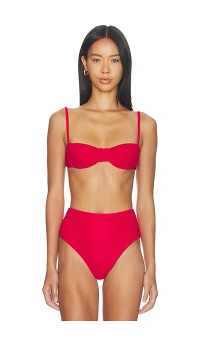 Juillet Ingrid Top In Red