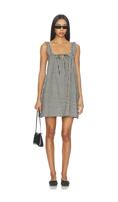 Juillet Lucy Dress In Tuxedo Plaid