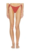 Juillet Nat Bikini Bottom In Red