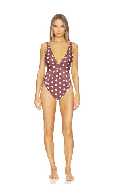 Juillet Olivia One Piece In Burgundy