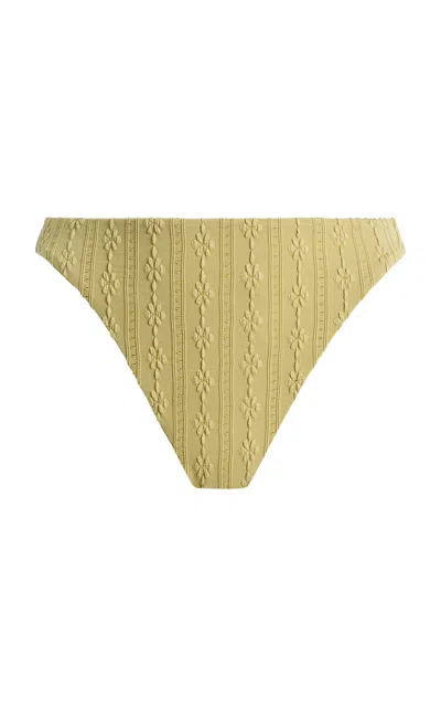 Juillet Swimwear Chloe Bikini Bottom In Green