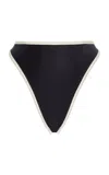 Juillet Swimwear Edie Bikini Bottom In Black,white