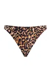 Juillet Swimwear Edie Leopard-print Bikini Bottom In Multi
