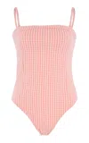 Juillet Swimwear Exclusive Gingham One-piece Swimsuit In Pink