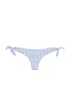 Juillet Swimwear Exclusive Pippa Plaid-seersucker Bikini Bottom