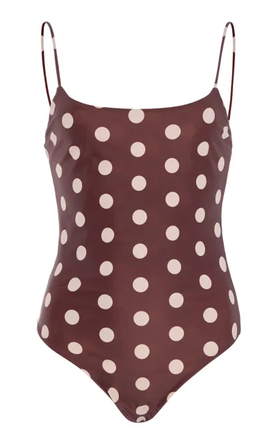 Juillet Swimwear Imey One-piece Swimsuit In Brown