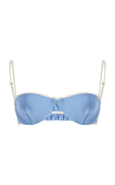 Juillet Swimwear Ingrid Top In Blue