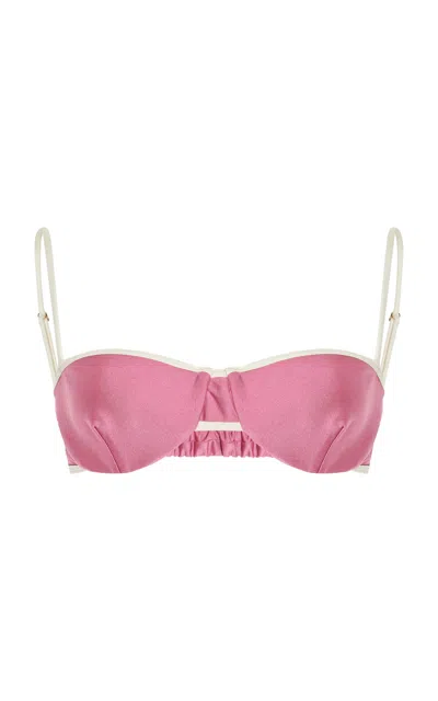 Juillet Swimwear Ingrid Top In Pink