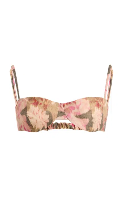 Juillet Swimwear Ingrid Bikini Top In Multi