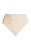 Juillet Swimwear Isla High-rise Bikini Bottoms In Ivory