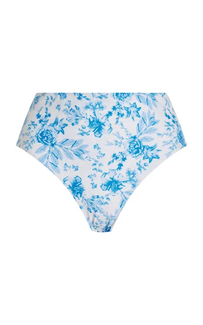 Juillet Swimwear Isla High-waisted Bikini Bottom In Print