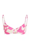 Juillet Swimwear Lulu Bikini Top In Print
