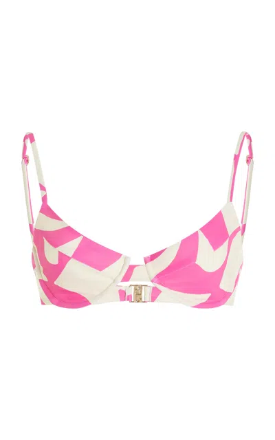 Juillet Swimwear Lulu Bikini Top In Print