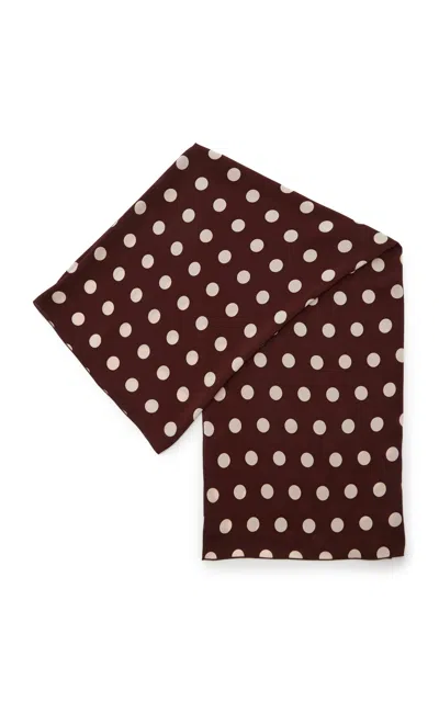 Juillet Swimwear Polka-dot Bandana In Black