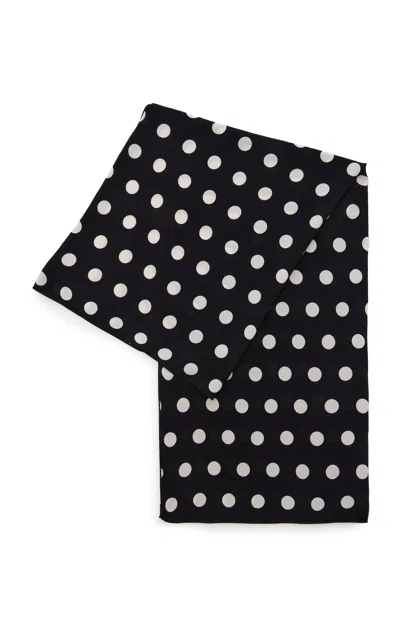 Juillet Swimwear Polka-dot Bandana In Black