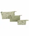 Ju-ju-be Pouch 3-piece Set In Dark Green