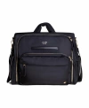 Ju-ju-be Twill Diaper Backpack Satchel In Black