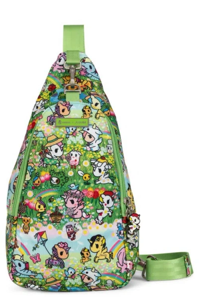 Ju-ju-be Jujube Tokidoki Crossbody Sling Bag In Metallic
