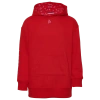 Jujubeez Girls   Elongated Pullover Hoodie In Red/white