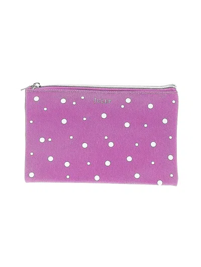 Pre-owned Julep Lounge Makeup Bag In Purple
