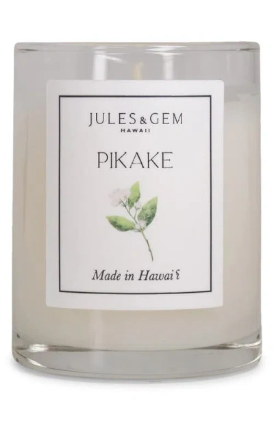Jules & Gem Hawaii 3 oz Candle / Puakenikeni In White