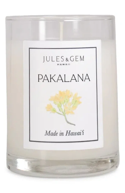 Jules & Gem Hawaii 3 oz Candle / Puakenikeni In White