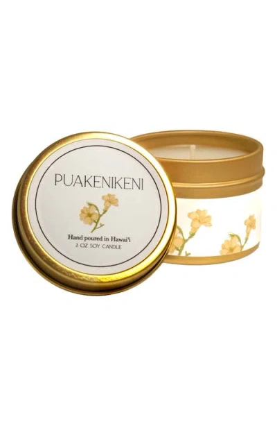 Jules & Gem Hawaii Scented Soy Wax Candle In Gold