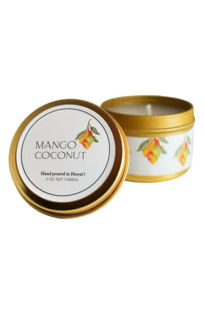 Jules & Gem Hawaii Scented Soy Wax Candle In Gold