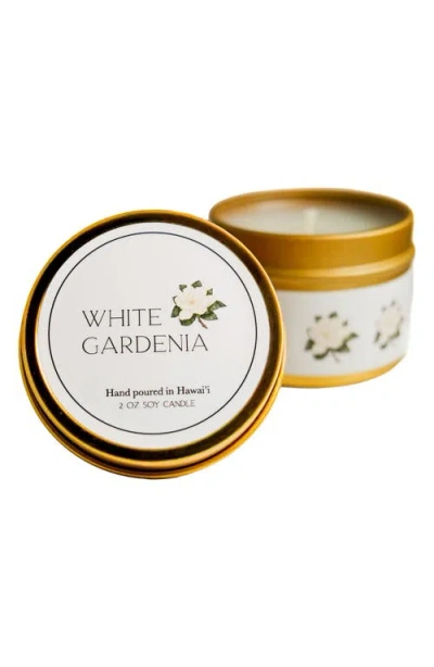Jules & Gem Hawaii Scented Soy Wax Candle In Gold
