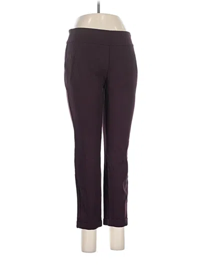 Pre-owned Jules & Leopold Active Pants In Burgundy
