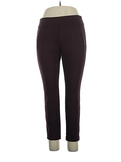 Pre-owned Jules & Leopold Active Pants In Burgundy