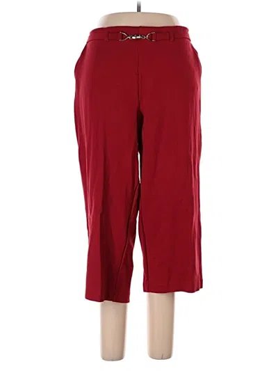 Pre-owned Jules & Leopold Active Pants In Red