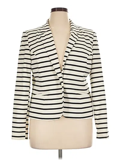 Pre-owned Jules & Leopold Blazer Jacket In Ivory