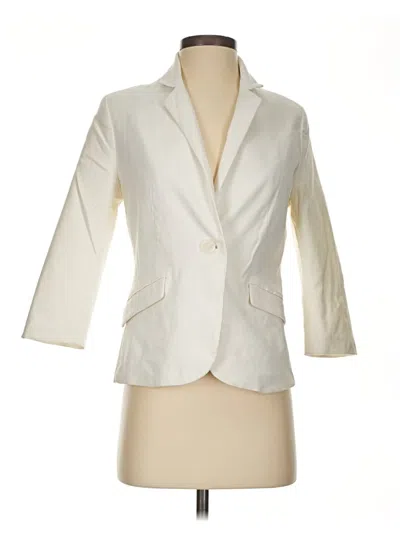 Pre-owned Jules & Leopold Blazer Jacket In Ivory