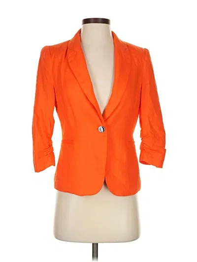 Pre-owned Jules & Leopold Blazer Jacket In Orange