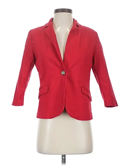 Pre-owned Jules & Leopold Blazer Jacket In Red