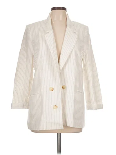 Pre-owned Jules & Leopold Blazer Jacket In White