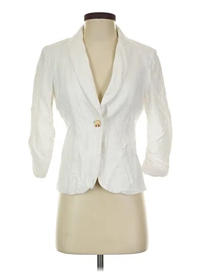 Pre-owned Jules & Leopold Blazer Jacket In White