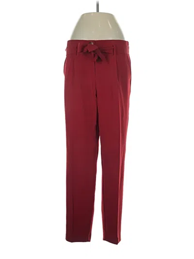 Pre-owned Jules & Leopold Casual Pants In Burgundy