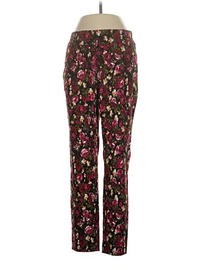 Pre-owned Jules & Leopold Casual Pants In Burgundy