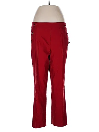 Pre-owned Jules & Leopold Casual Pants In Red