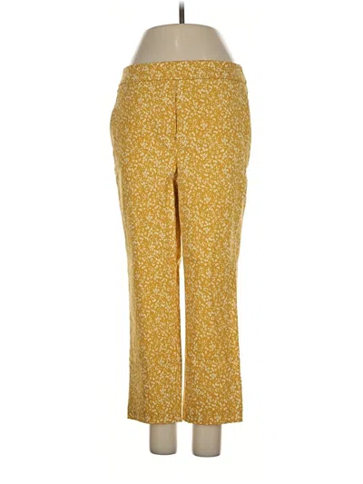 Pre-owned Jules & Leopold Casual Pants In Yellow