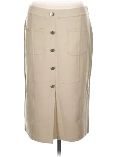 Pre-owned Jules & Leopold Casual Skirt In Tan