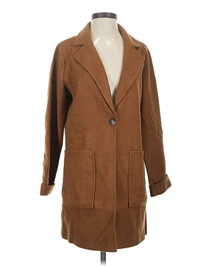 Pre-owned Jules & Leopold Coat In Brown