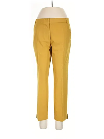 Pre-owned Jules & Leopold Dress Pants In Yellow