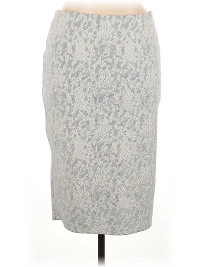 Pre-owned Jules & Leopold Formal Skirt In Gray