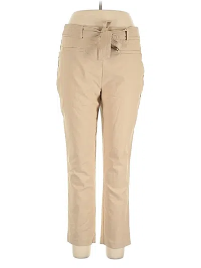 Pre-owned Jules & Leopold Khaki Pant In Brown