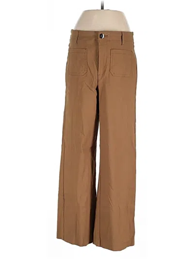 Pre-owned Jules & Leopold Khaki Pant In Brown