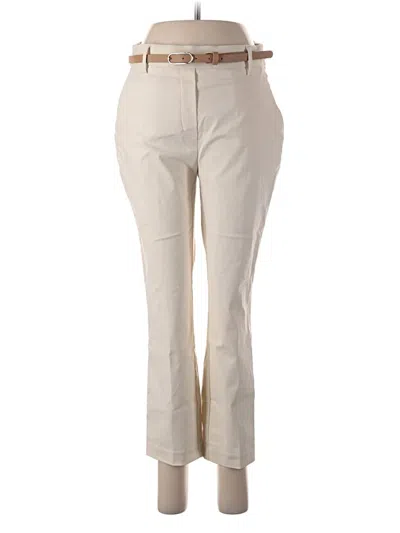 Pre-owned Jules & Leopold Khaki Pant In White
