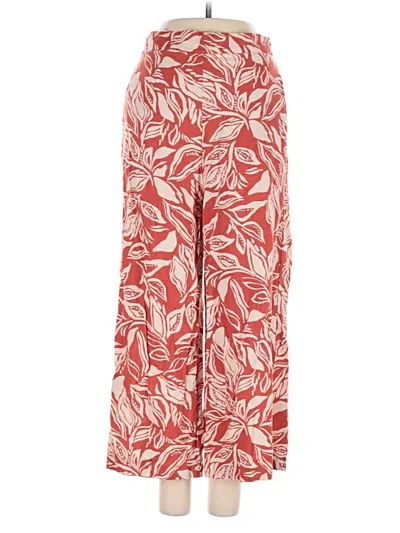 Pre-owned Jules & Leopold Linen Pants In Red